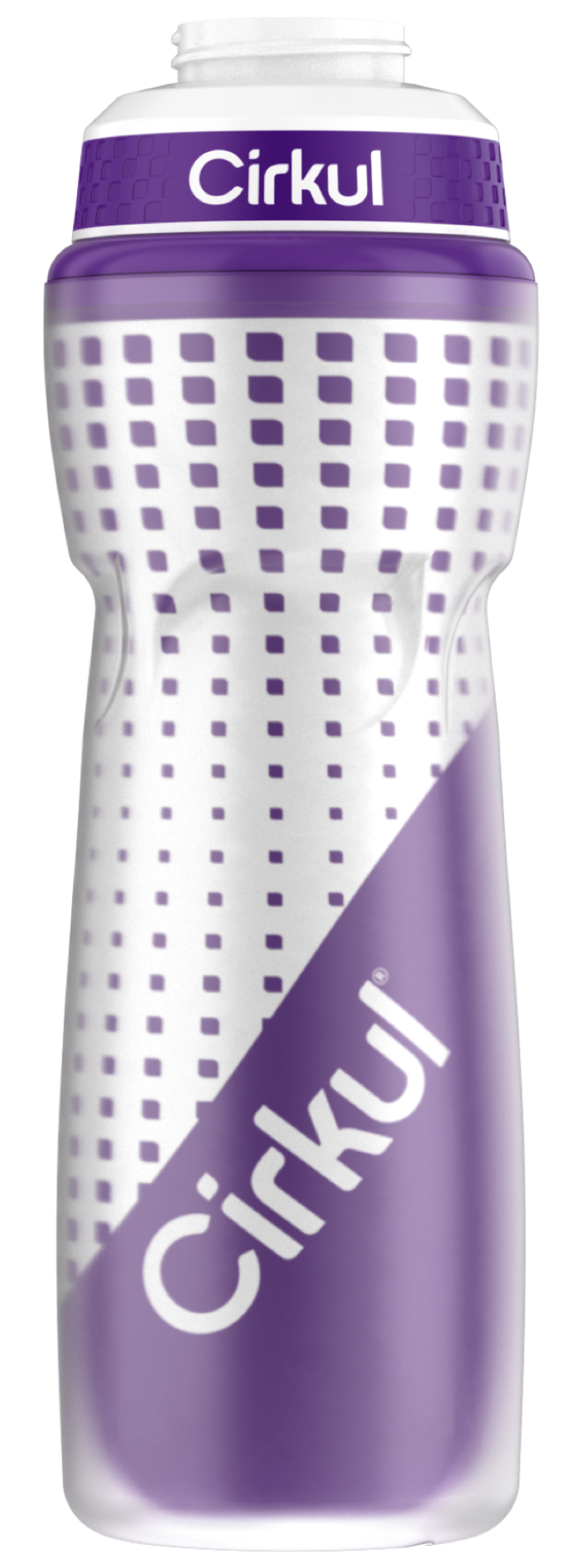 22oz. Insulated Squeeze Plastic Bottle & Sport Lid 5pdcc