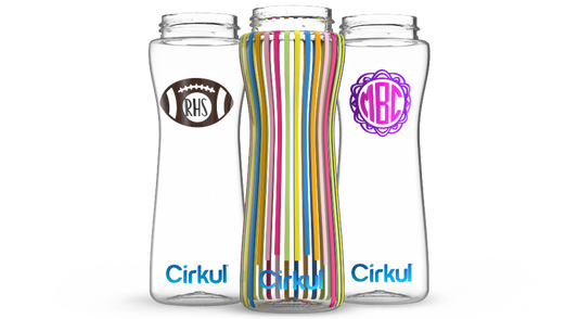 Custom 22oz. Plastic Bottle & Comfort Grip Lid 4sy2f
