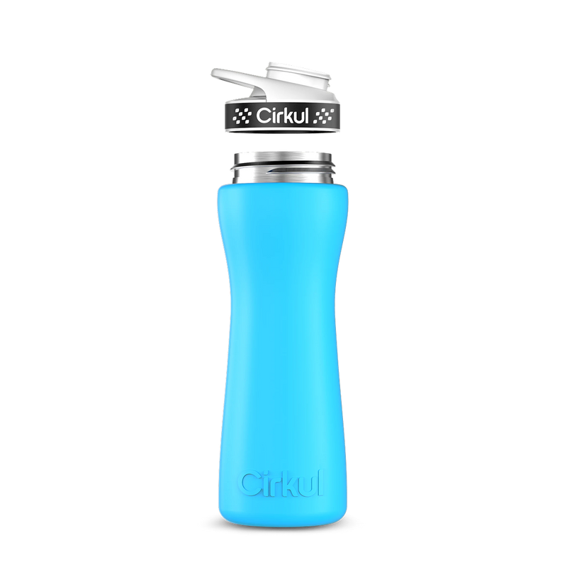 22oz. Stainless Steel Bottle & Comfort Grip Lid 8br2j