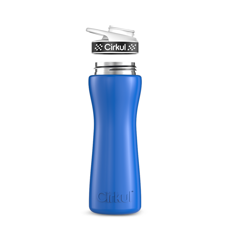 22oz. Stainless Steel Bottle & Comfort Grip Lid 8br2j