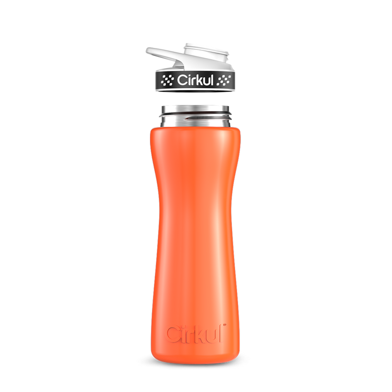 22oz. Stainless Steel Bottle & Comfort Grip Lid 8br2j