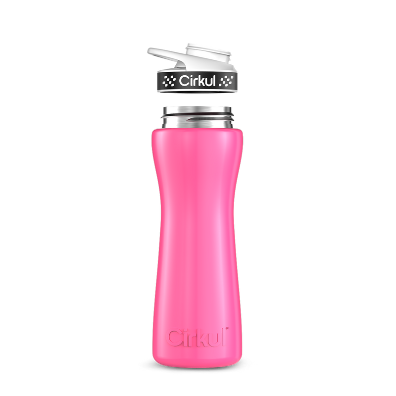 22oz. Stainless Steel Bottle & Comfort Grip Lid 8br2j