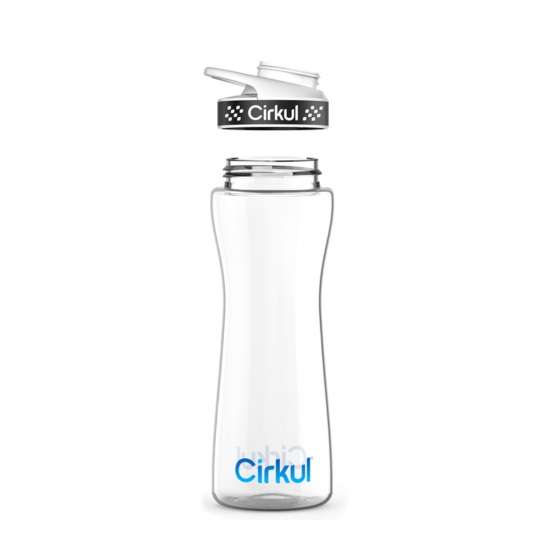 22oz. Plastic Bottle & Comfort Grip Lid qamtf