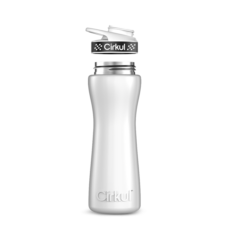 22oz. Stainless Steel Bottle & Comfort Grip Lid 8br2j