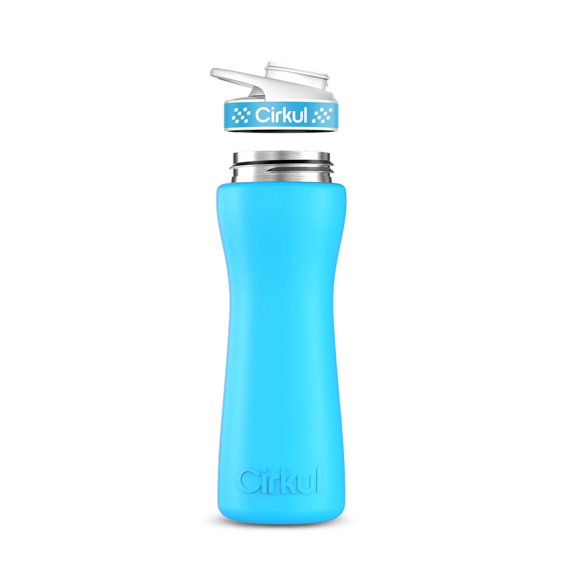 22oz. Stainless Steel Bottle & Comfort Grip Lid 8br2j