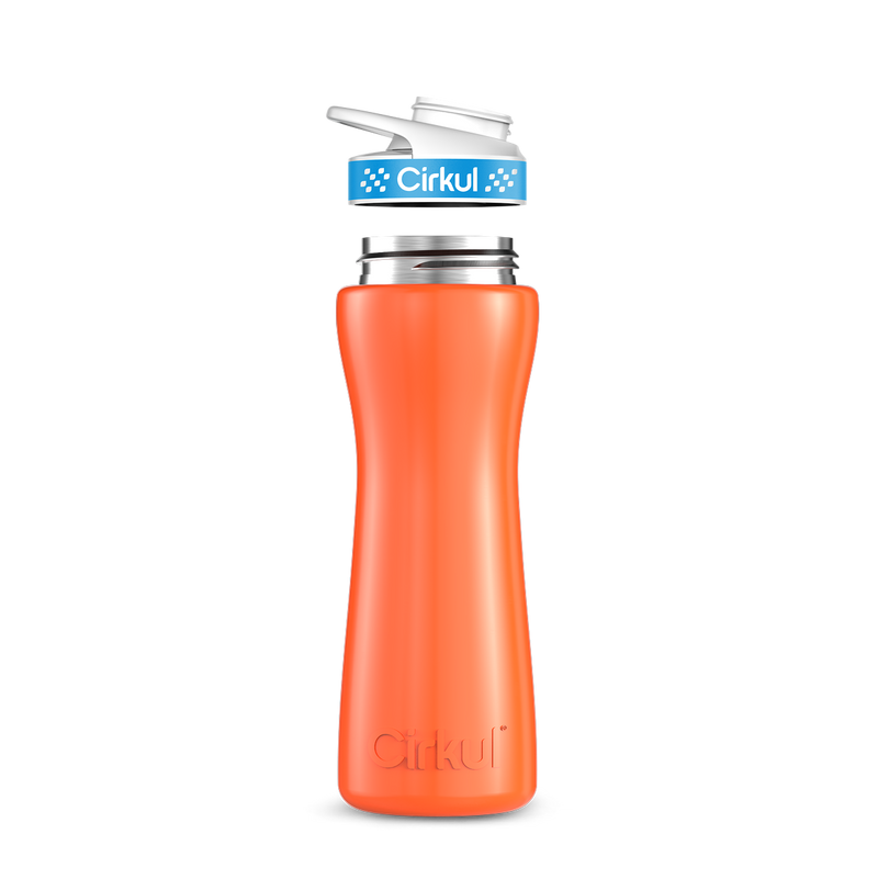 22oz. Stainless Steel Bottle & Comfort Grip Lid 8br2j