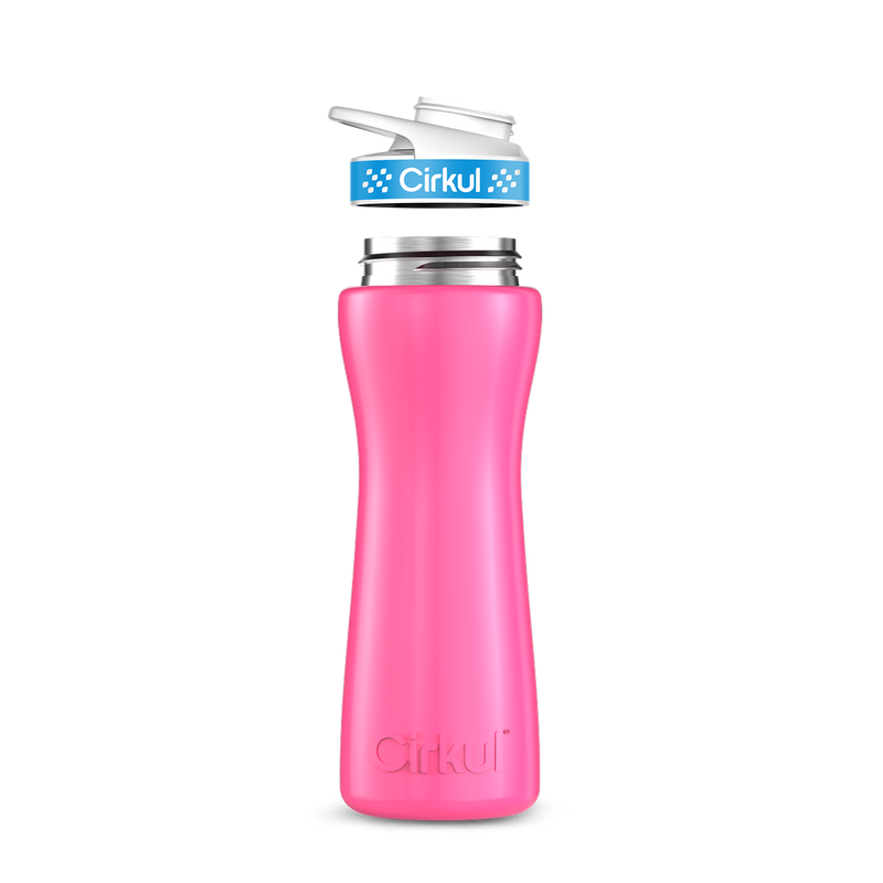 22oz. Stainless Steel Bottle & Comfort Grip Lid 8br2j