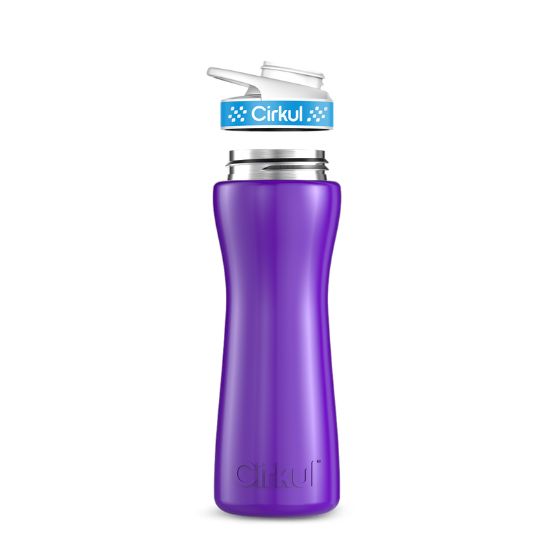 22oz. Stainless Steel Bottle & Comfort Grip Lid 8br2j