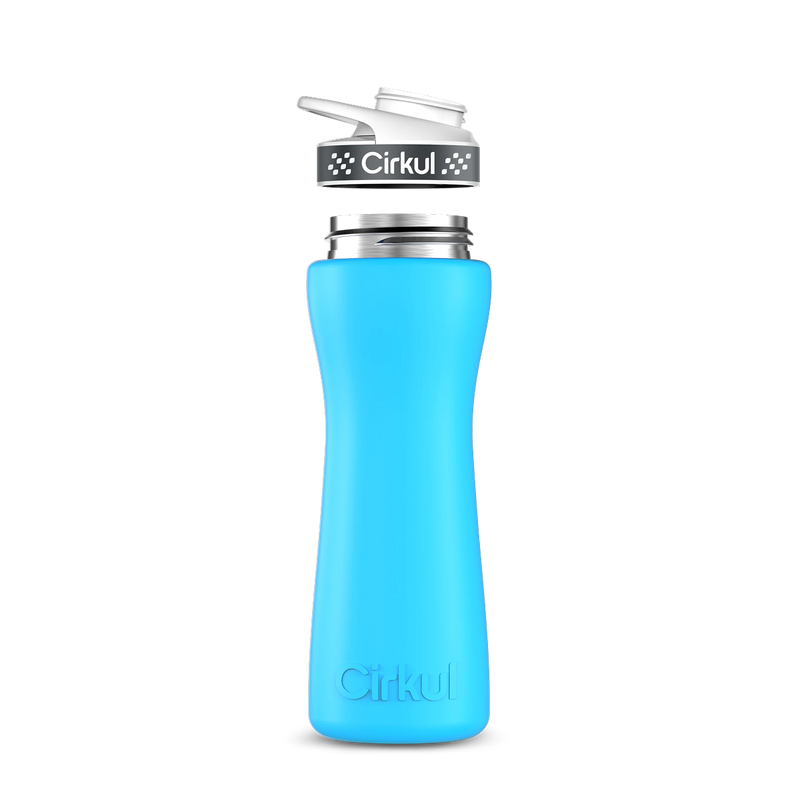 22oz. Stainless Steel Bottle & Comfort Grip Lid 8br2j