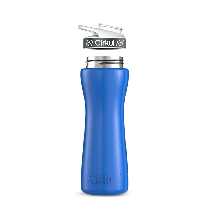 22oz. Stainless Steel Bottle & Comfort Grip Lid 8br2j