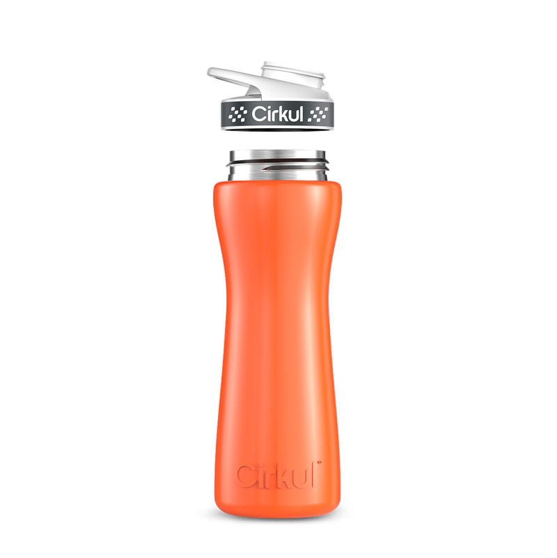 22oz. Stainless Steel Bottle & Comfort Grip Lid 8br2j