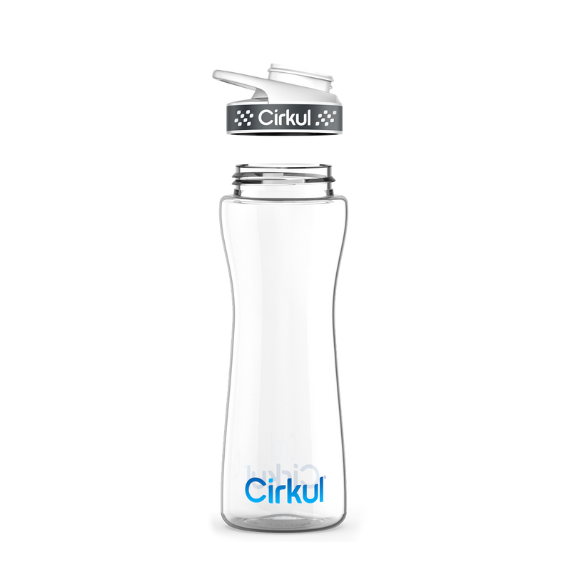 22oz. Plastic Bottle & Comfort Grip Lid qamtf