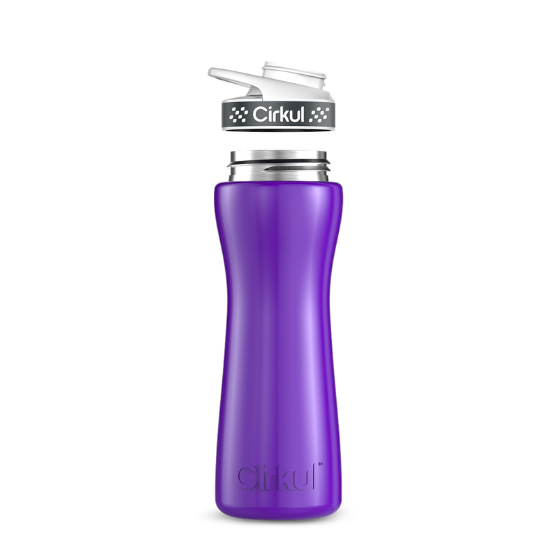 22oz. Stainless Steel Bottle & Comfort Grip Lid 8br2j
