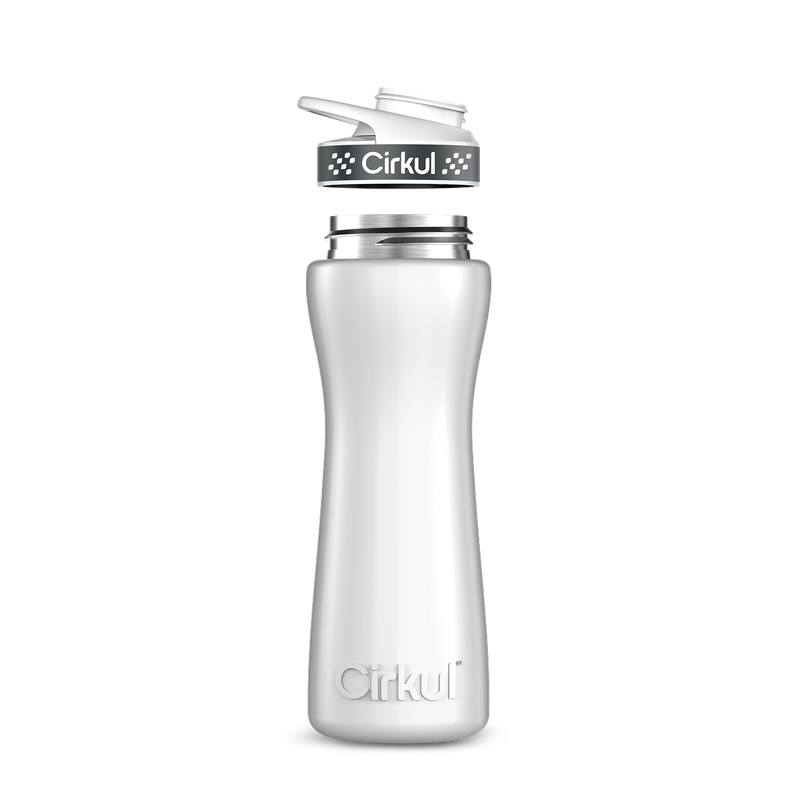 22oz. Stainless Steel Bottle & Comfort Grip Lid 8br2j