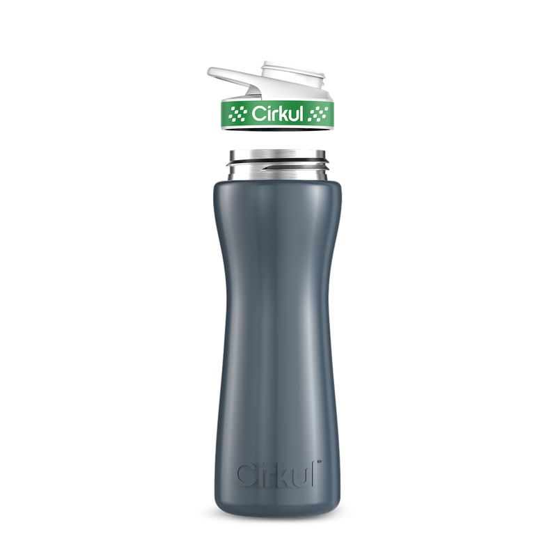 22oz. Stainless Steel Bottle & Comfort Grip Lid 8br2j
