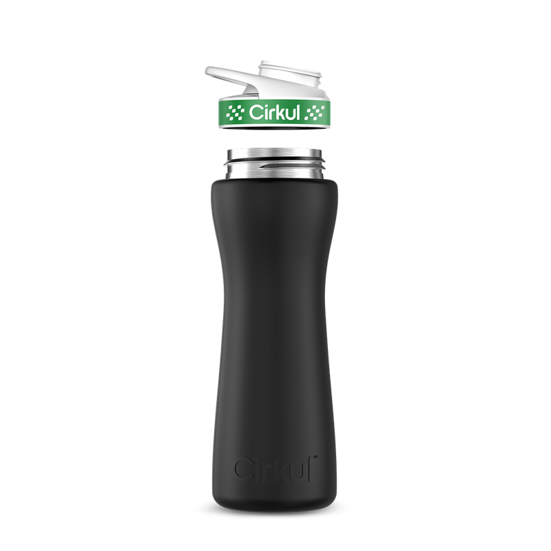 22oz. Stainless Steel Bottle & Comfort Grip Lid 8br2j
