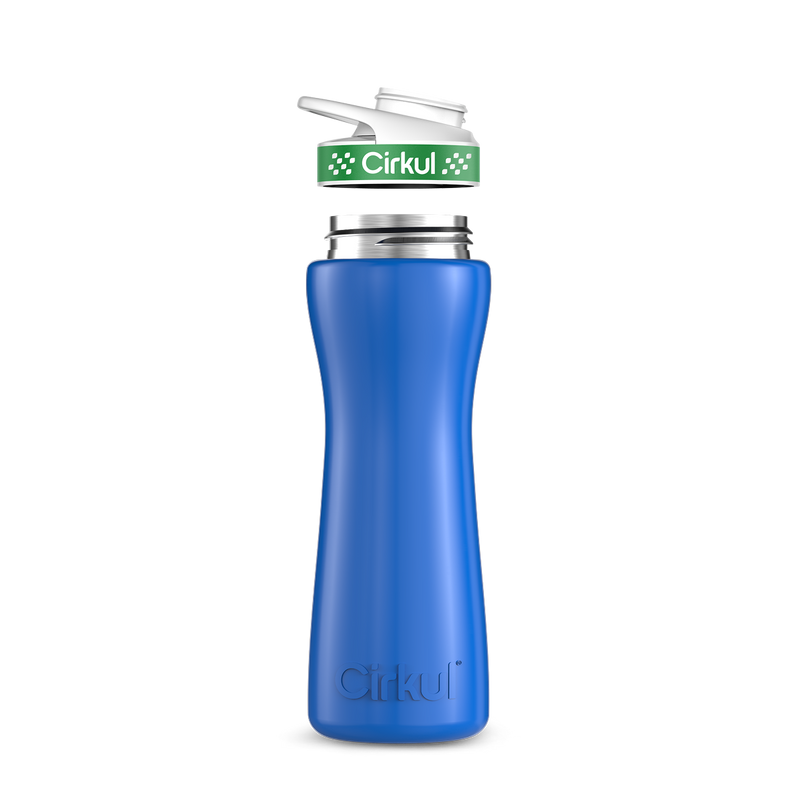 22oz. Stainless Steel Bottle & Comfort Grip Lid 8br2j