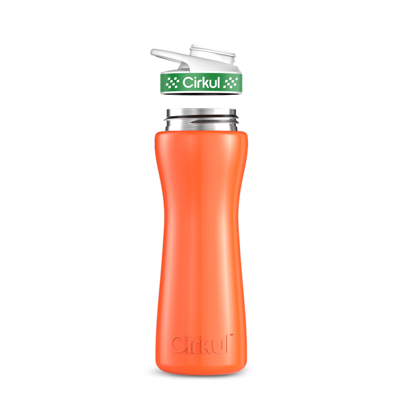 22oz. Stainless Steel Bottle & Comfort Grip Lid 8br2j