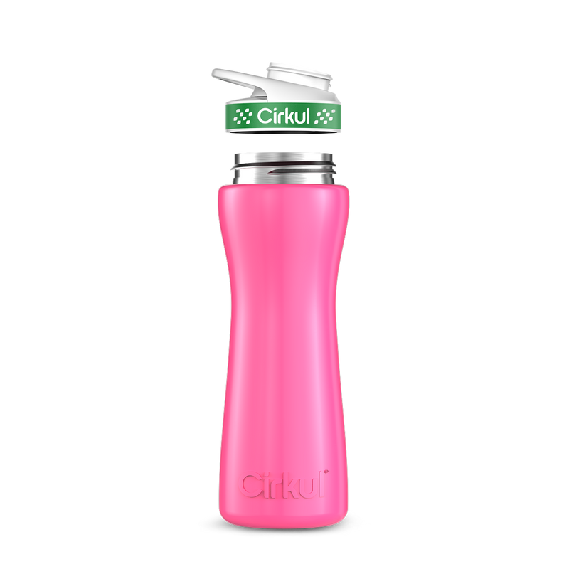 22oz. Stainless Steel Bottle & Comfort Grip Lid 8br2j