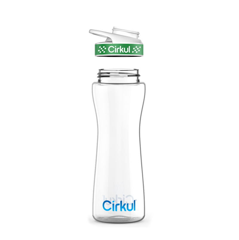 22oz. Plastic Bottle & Comfort Grip Lid qamtf