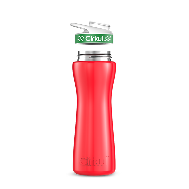 22oz. Stainless Steel Bottle & Comfort Grip Lid 8br2j