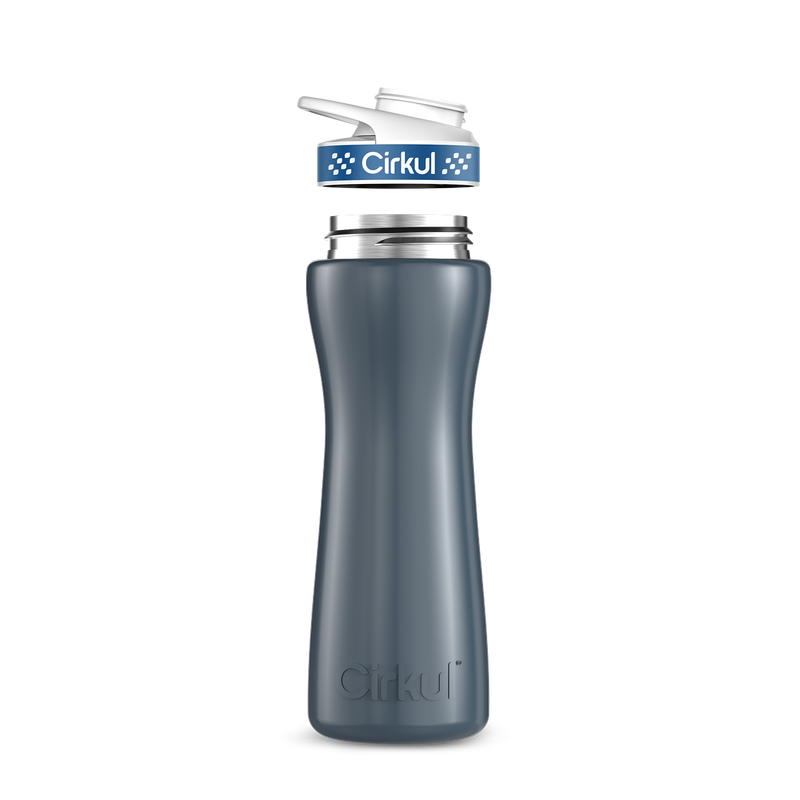 22oz. Stainless Steel Bottle & Comfort Grip Lid 8br2j