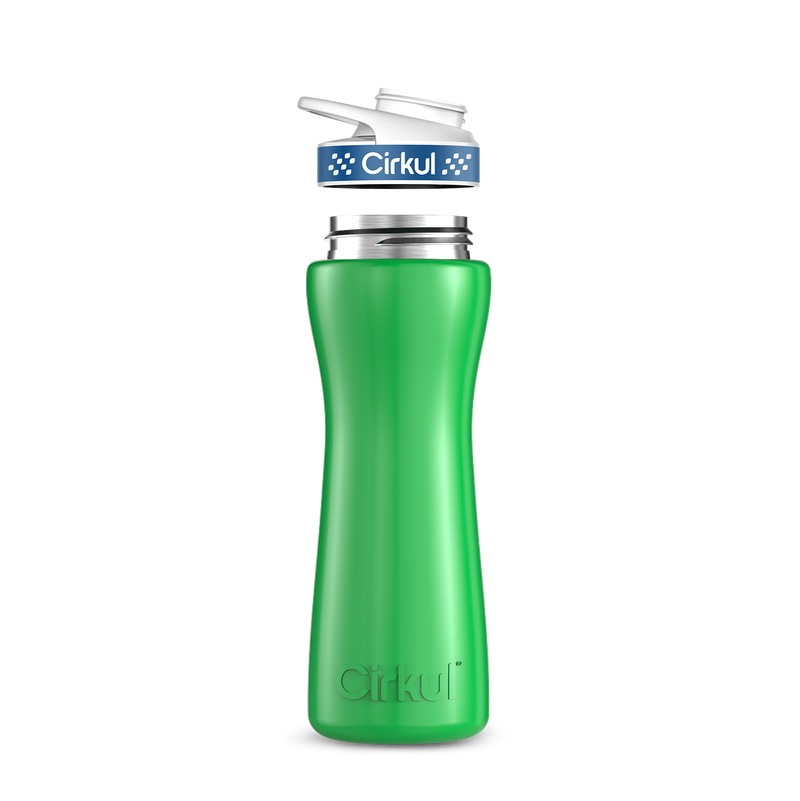 22oz. Stainless Steel Bottle & Comfort Grip Lid 8br2j