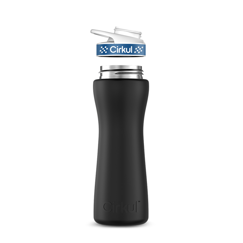 22oz. Stainless Steel Bottle & Comfort Grip Lid 8br2j