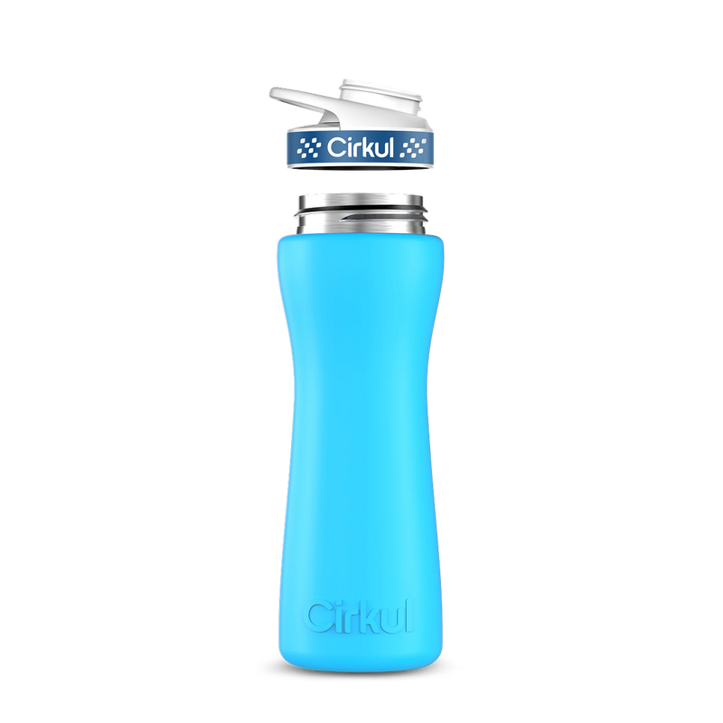 22oz. Stainless Steel Bottle & Comfort Grip Lid 8br2j