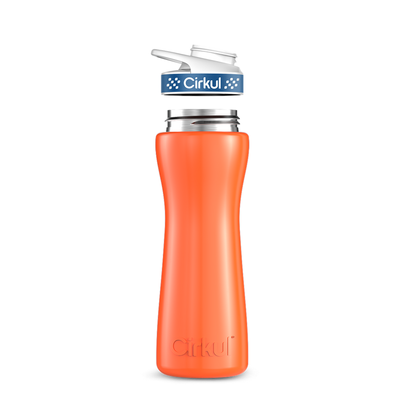 22oz. Stainless Steel Bottle & Comfort Grip Lid 8br2j