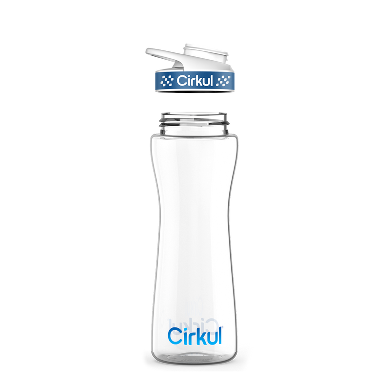 22oz. Plastic Bottle & Comfort Grip Lid qamtf