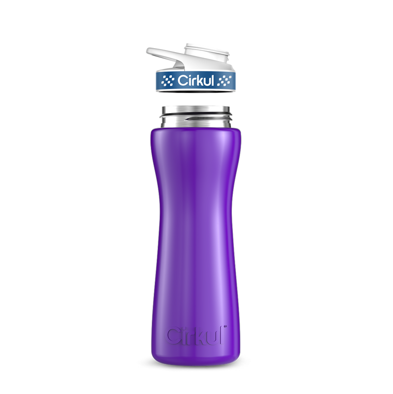22oz. Stainless Steel Bottle & Comfort Grip Lid 8br2j