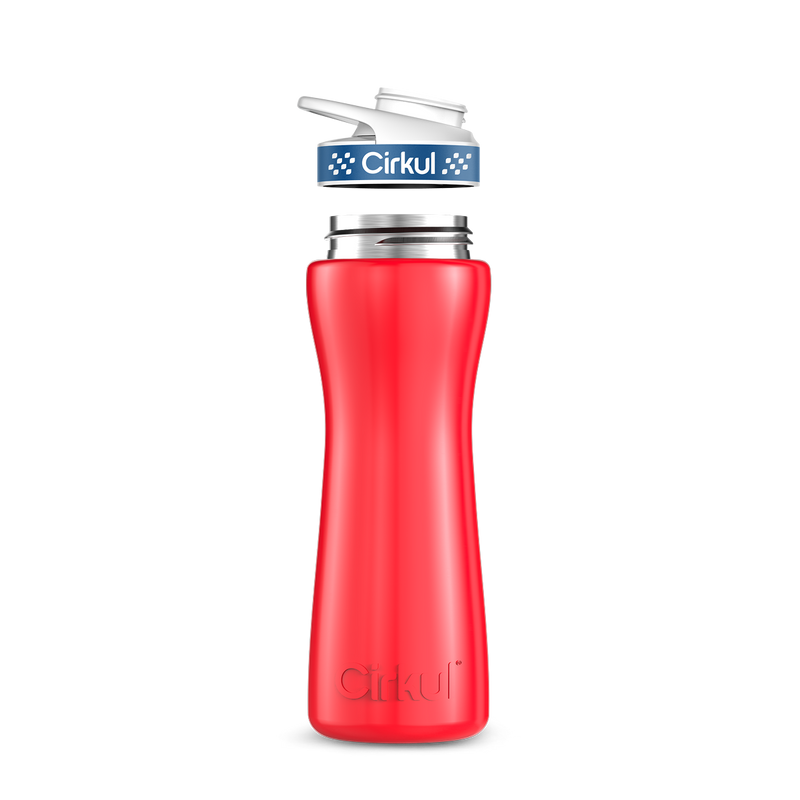 22oz. Stainless Steel Bottle & Comfort Grip Lid 8br2j