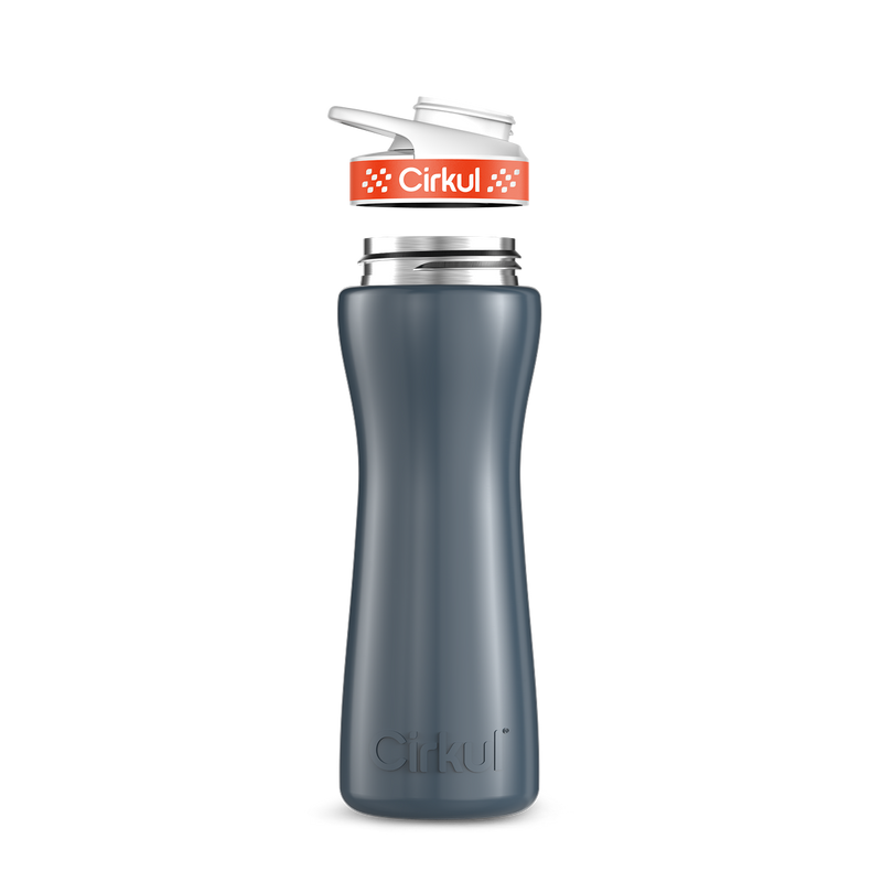 22oz. Stainless Steel Bottle & Comfort Grip Lid 8br2j