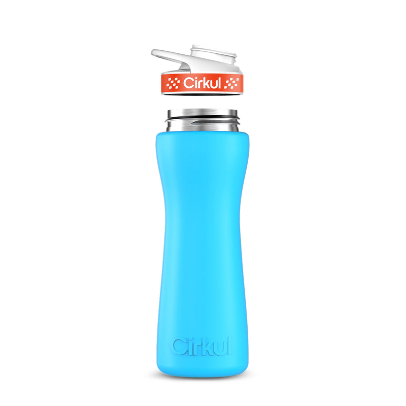 22oz. Stainless Steel Bottle & Comfort Grip Lid 8br2j