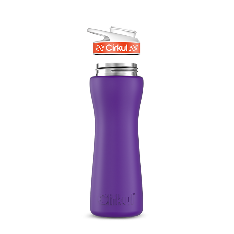 22oz. Stainless Steel Bottle & Comfort Grip Lid 8br2j