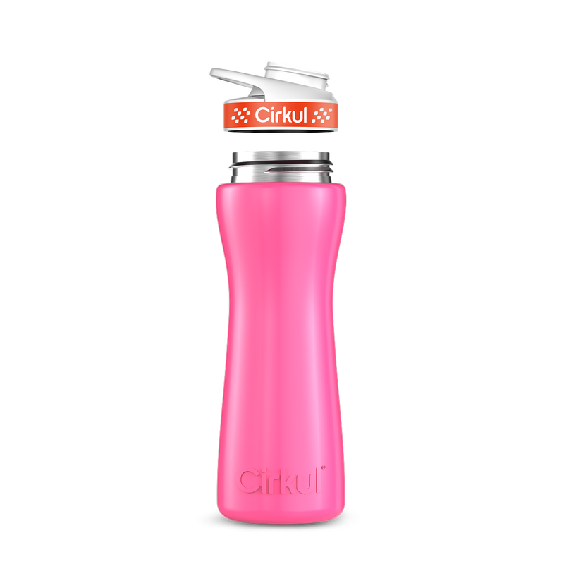 22oz. Stainless Steel Bottle & Comfort Grip Lid 8br2j