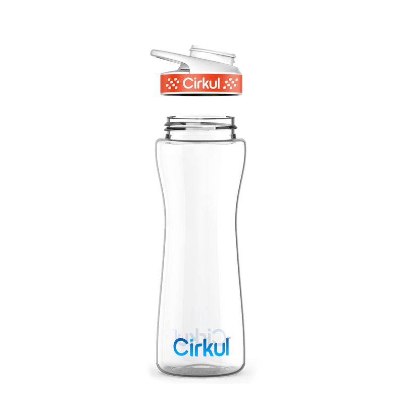 22oz. Plastic Bottle & Comfort Grip Lid qamtf