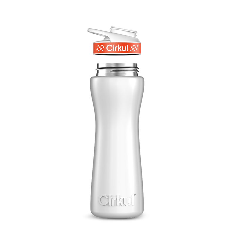 22oz. Stainless Steel Bottle & Comfort Grip Lid 8br2j