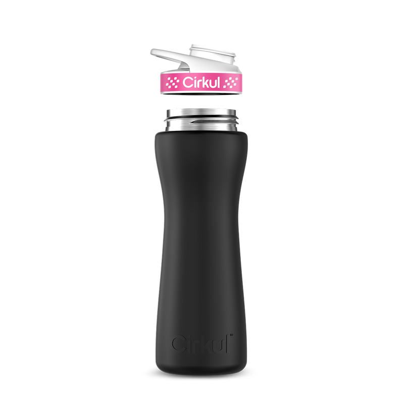 22oz. Stainless Steel Bottle & Comfort Grip Lid 8br2j