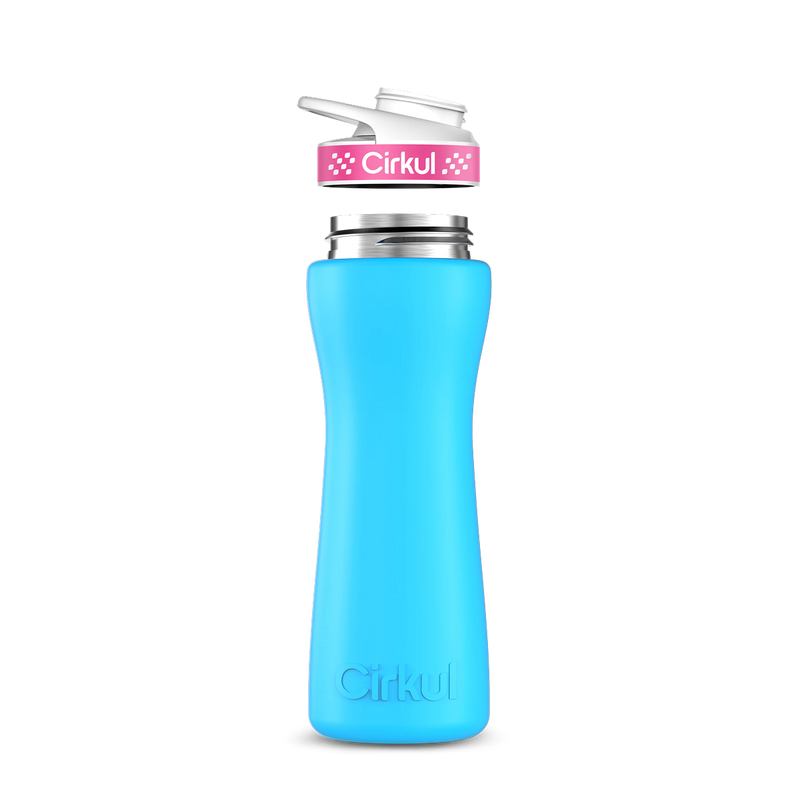 22oz. Stainless Steel Bottle & Comfort Grip Lid 8br2j