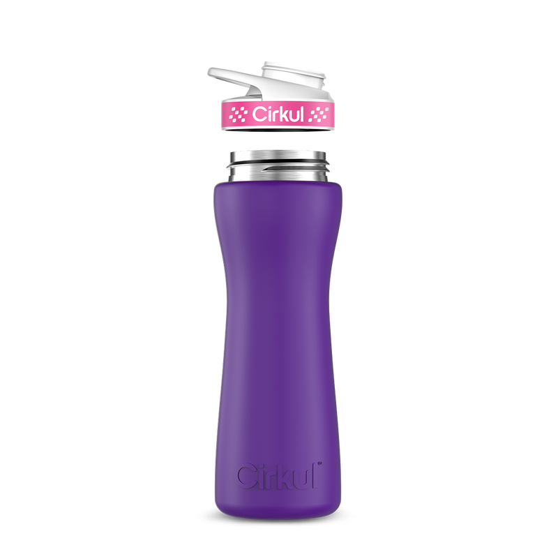 22oz. Stainless Steel Bottle & Comfort Grip Lid 8br2j