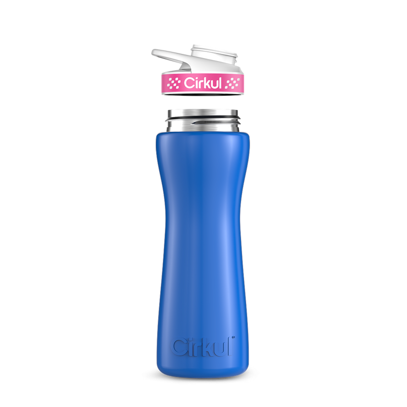 22oz. Stainless Steel Bottle & Comfort Grip Lid 8br2j