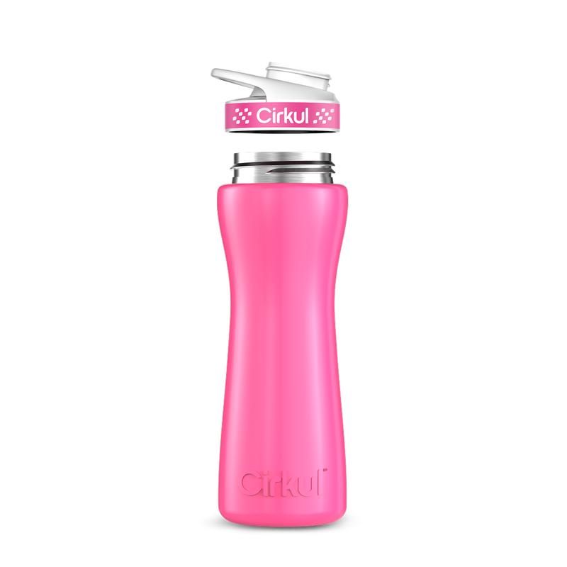22oz. Stainless Steel Bottle & Comfort Grip Lid 8br2j