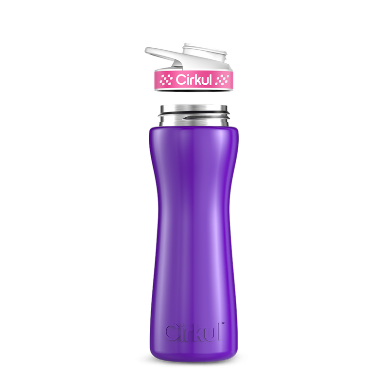 22oz. Stainless Steel Bottle & Comfort Grip Lid 8br2j