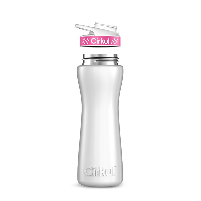 22oz. Stainless Steel Bottle & Comfort Grip Lid 8br2j