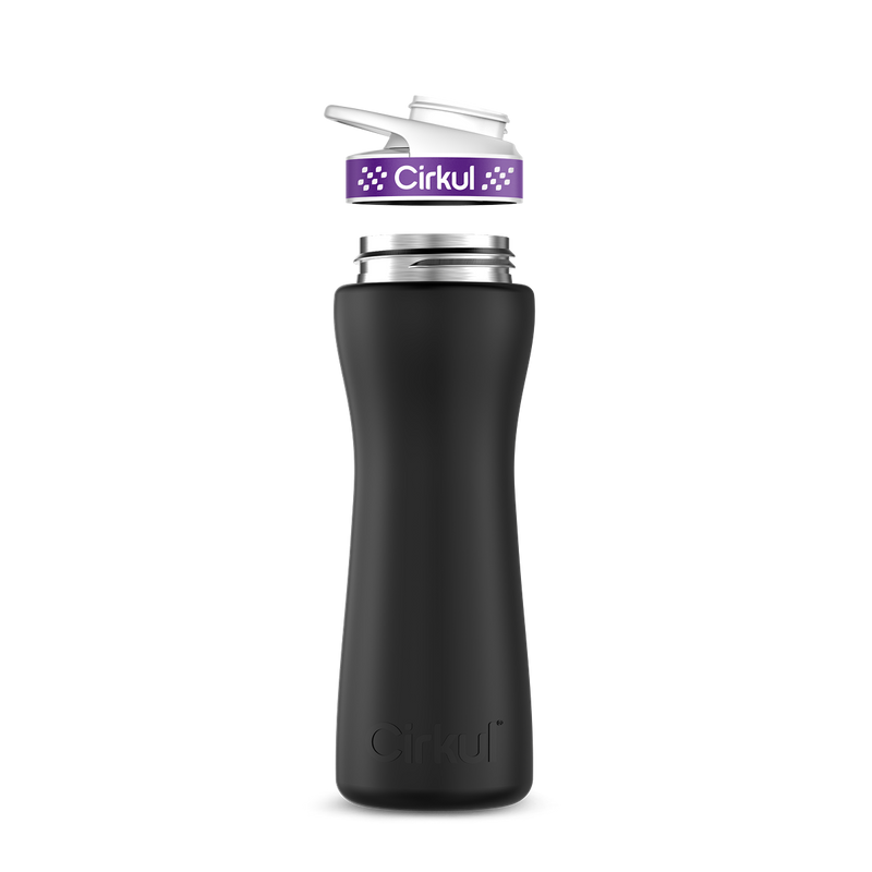 22oz. Stainless Steel Bottle & Comfort Grip Lid 8br2j