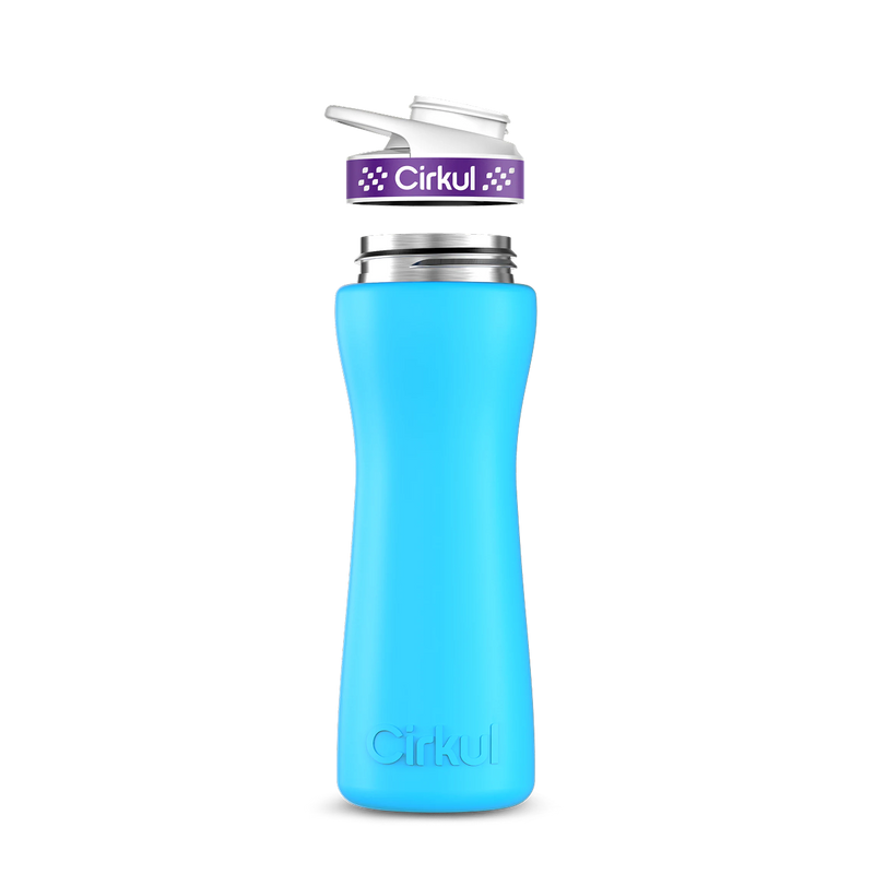 22oz. Stainless Steel Bottle & Comfort Grip Lid 8br2j