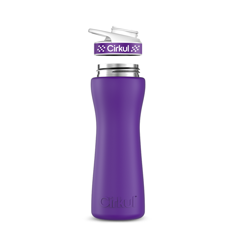22oz. Stainless Steel Bottle & Comfort Grip Lid 8br2j