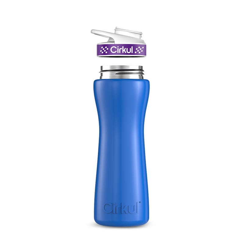 22oz. Stainless Steel Bottle & Comfort Grip Lid 8br2j